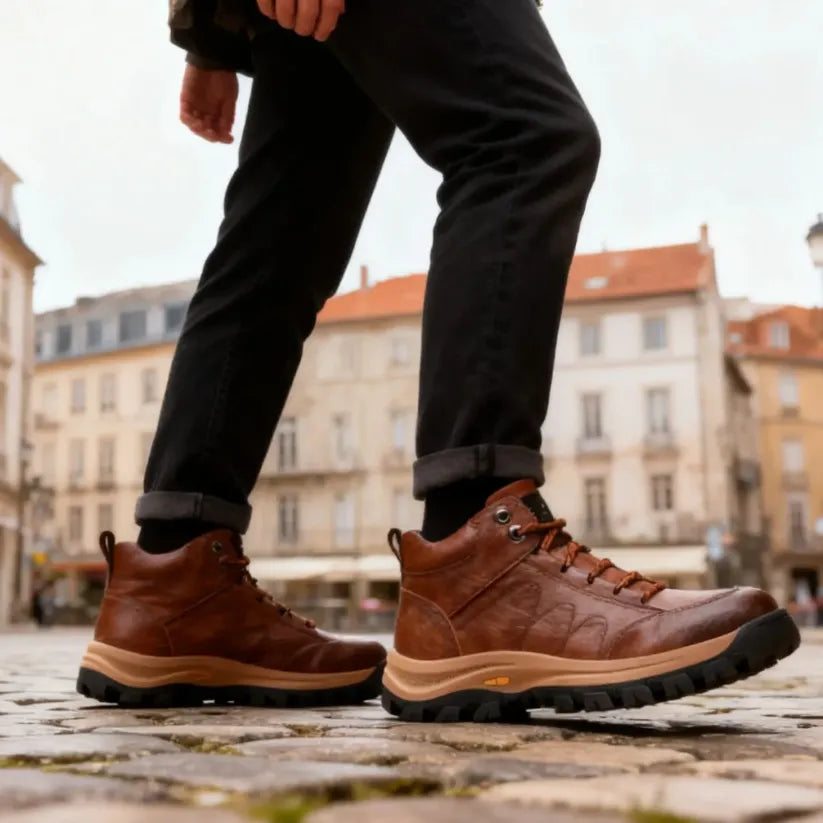Ručne vyrobené kožené topánky na zvýšenie výšky